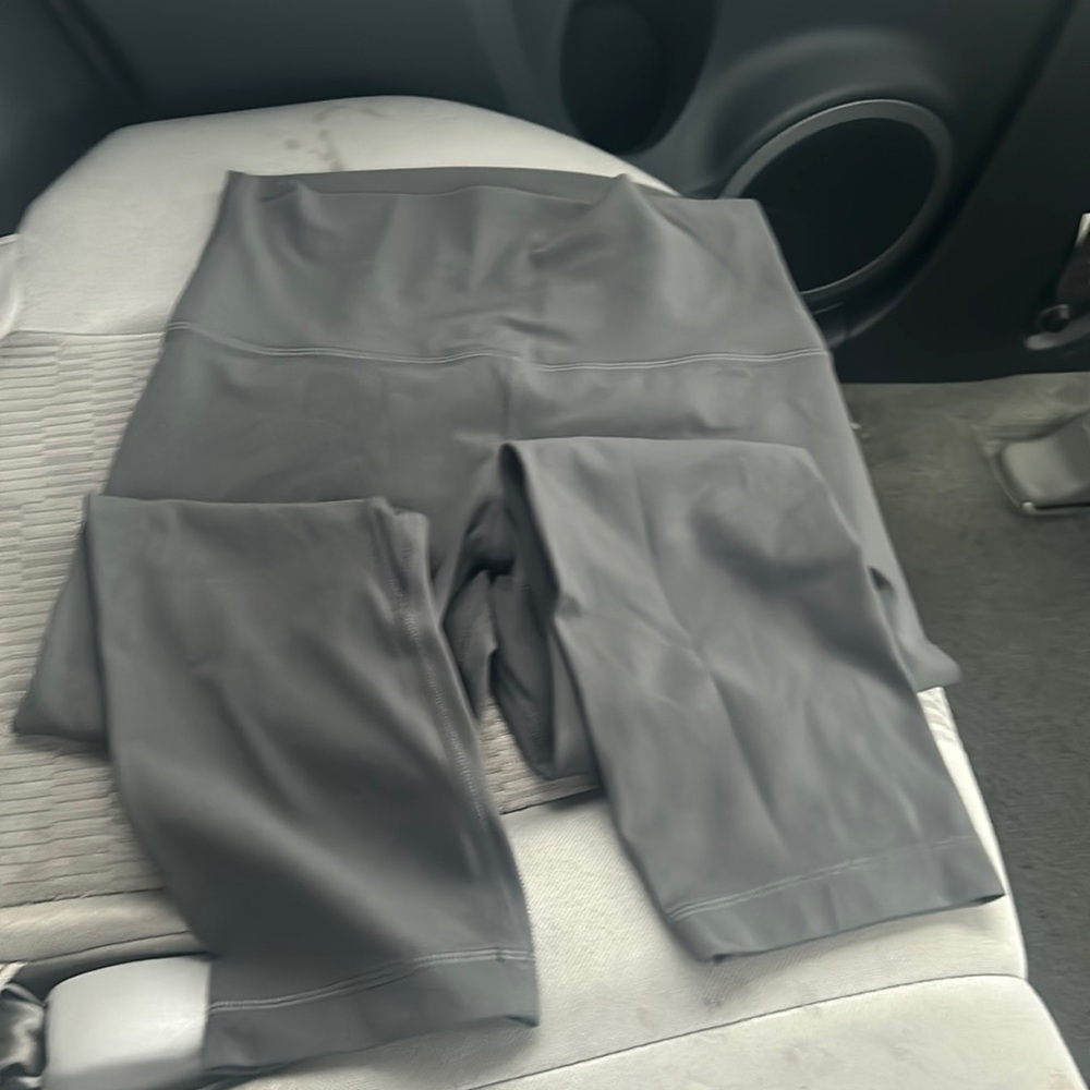 lululemon grey leggings aline